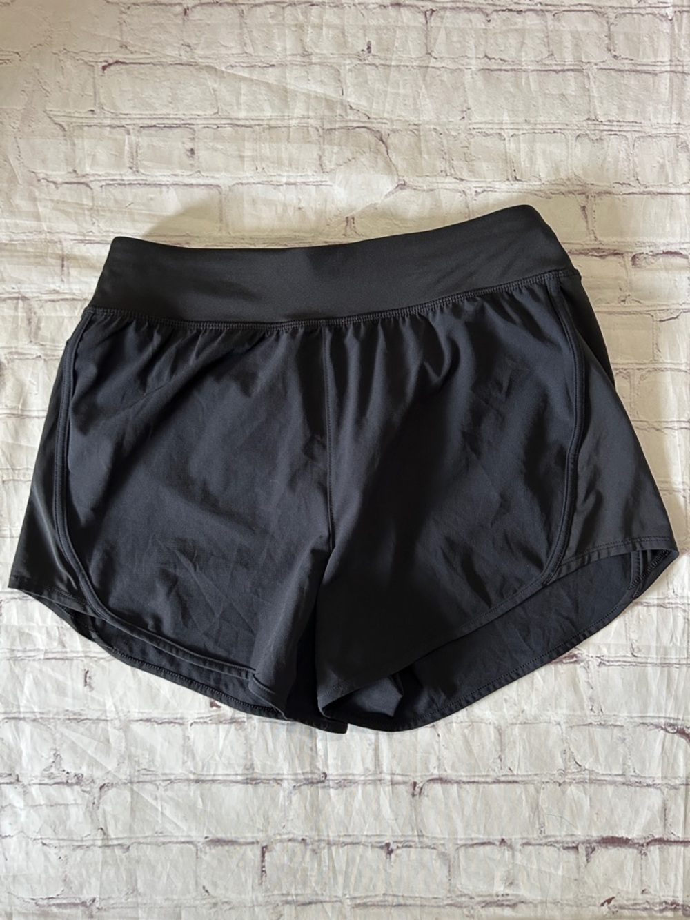 all in motion Black Women's Athletic Running Shorts Small Black Phone Pocket